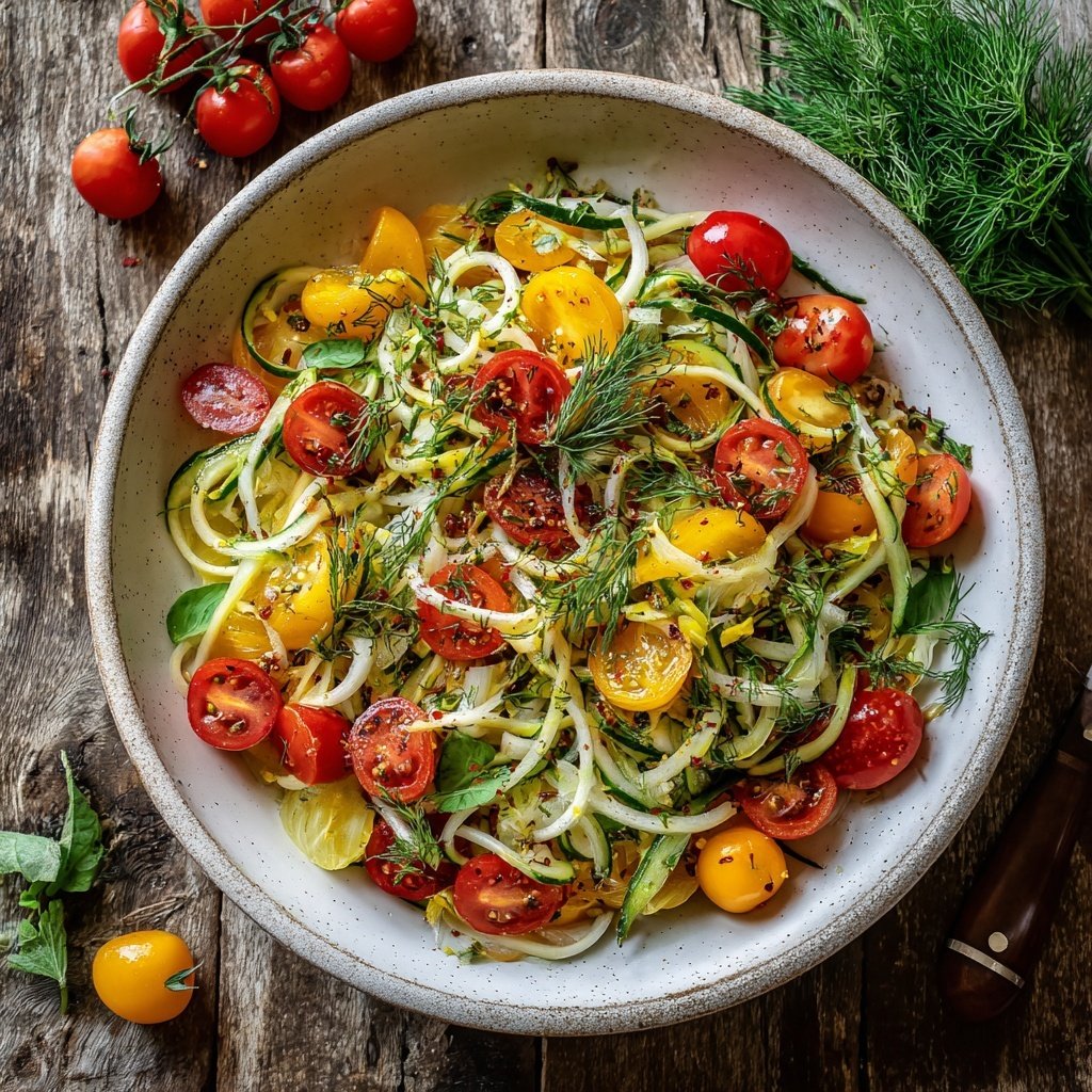Mediterraner Nudelsalat Mit Fenchel