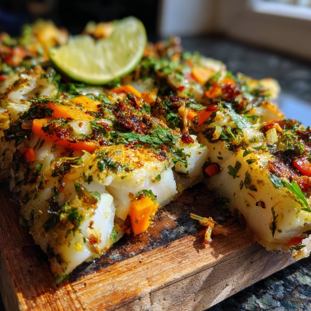 Kalorienarmes Fischgericht