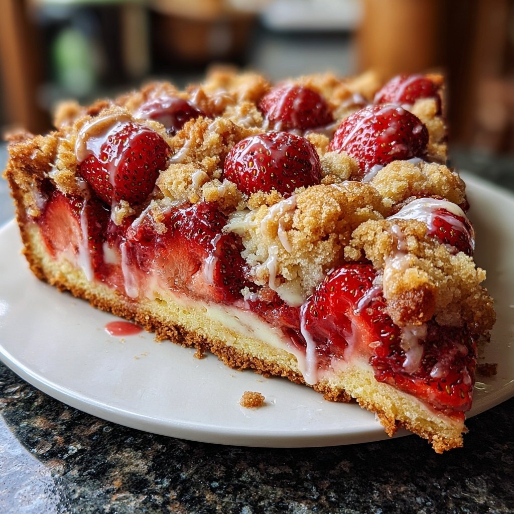 Erdbeer Blechkuchen Mit Streuseln
