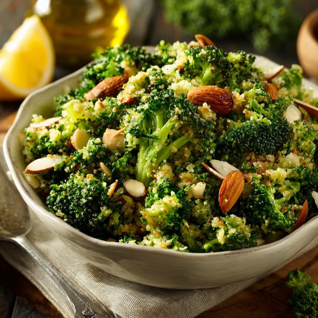 Knuspriger Brokkoli-Glückssalat